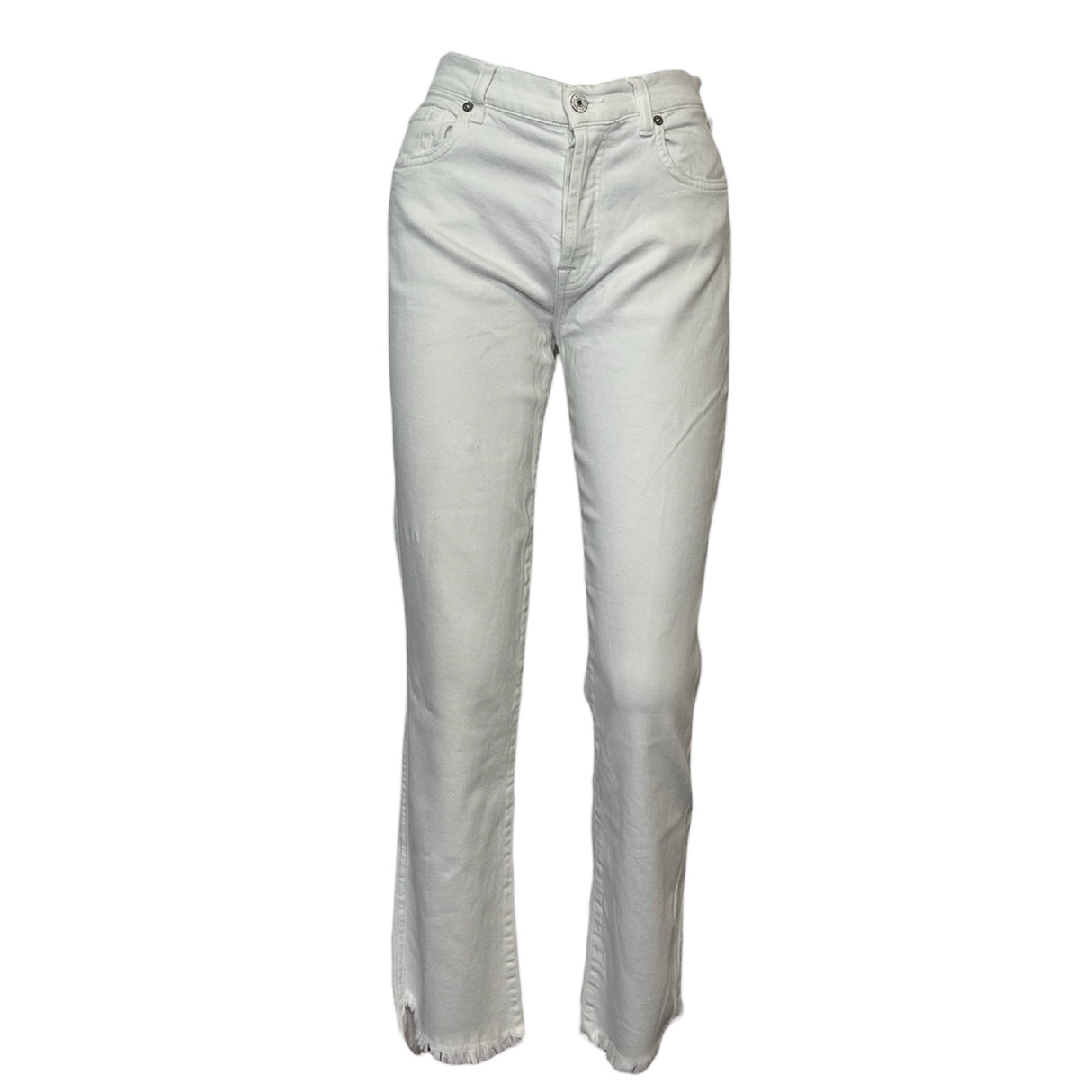 A Second Chance - 7 For All Man Kind 27 White Denim Women - Delivery All Over Lebanon