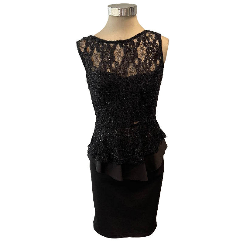 A Second Chance - Black Cocktail Short Dress - Delivery All Over Lebanon