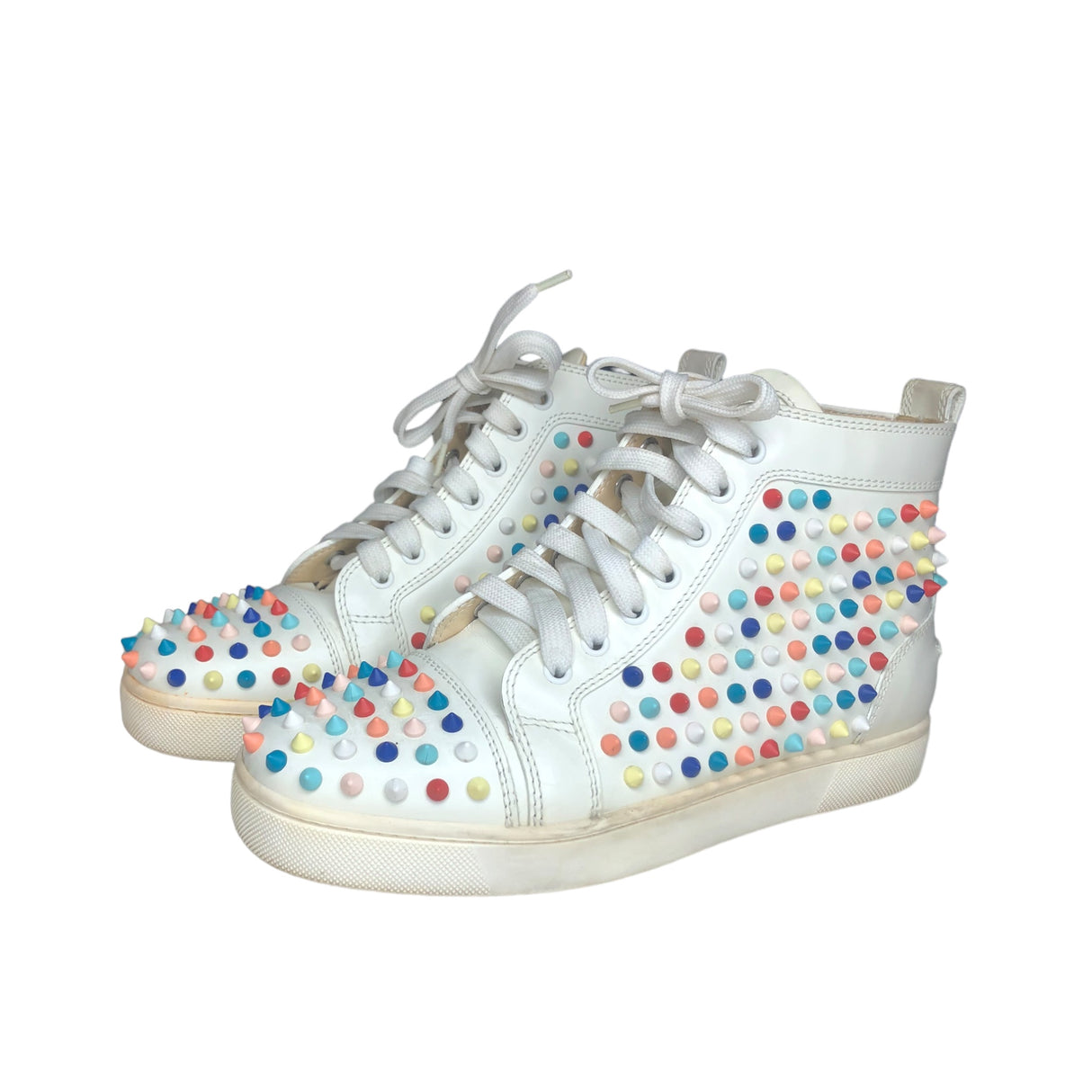 A Second Chance - Christian Louboutin Leather Spikes Boots - Lebanon