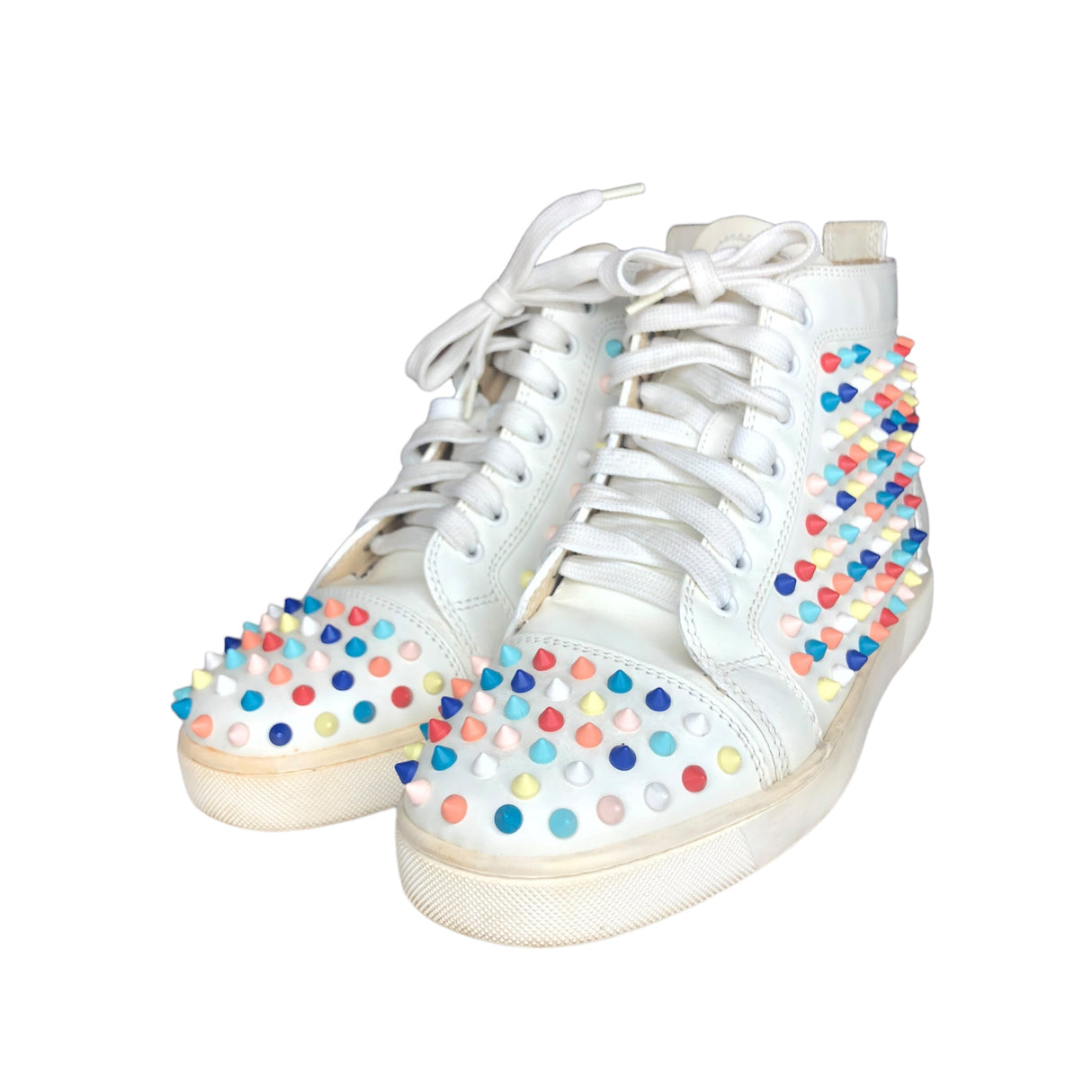 A Second Chance - Christian Louboutin Leather Spikes Boots - Lebanon