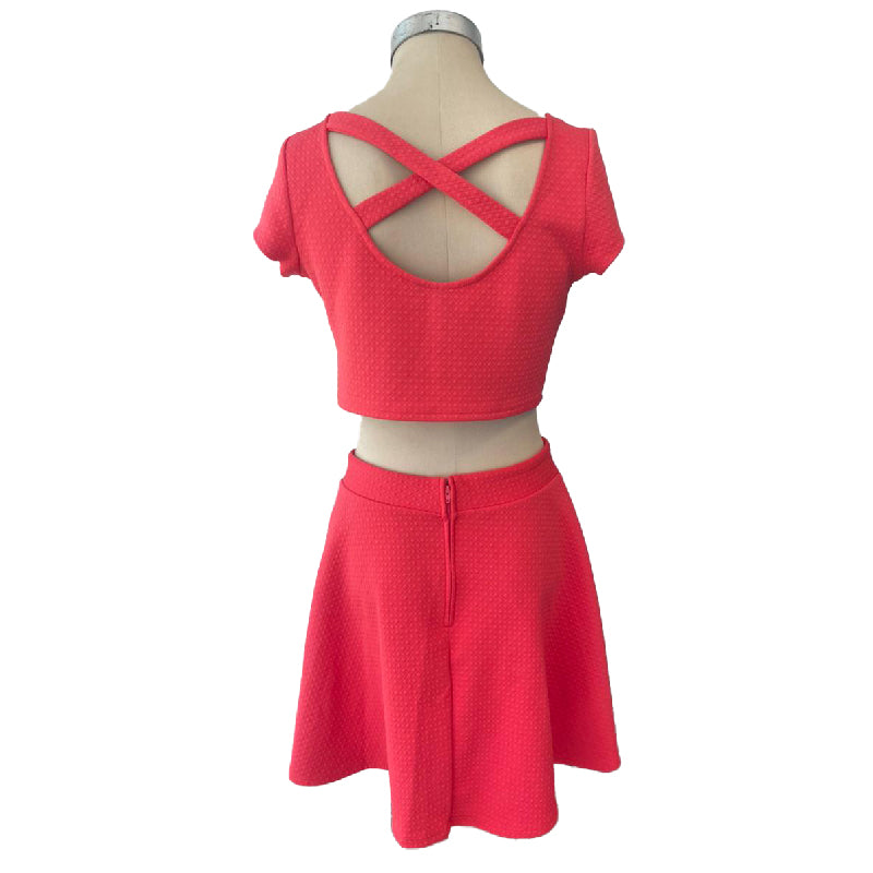 A Second Chance - Crop Top & Skirt Set - Delivery All Over Lebanon