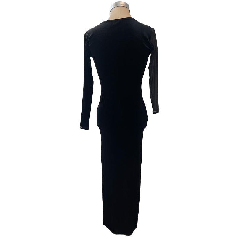 A Second Chance - Feeling Long Black Dress - Delivery All Over Lebanon