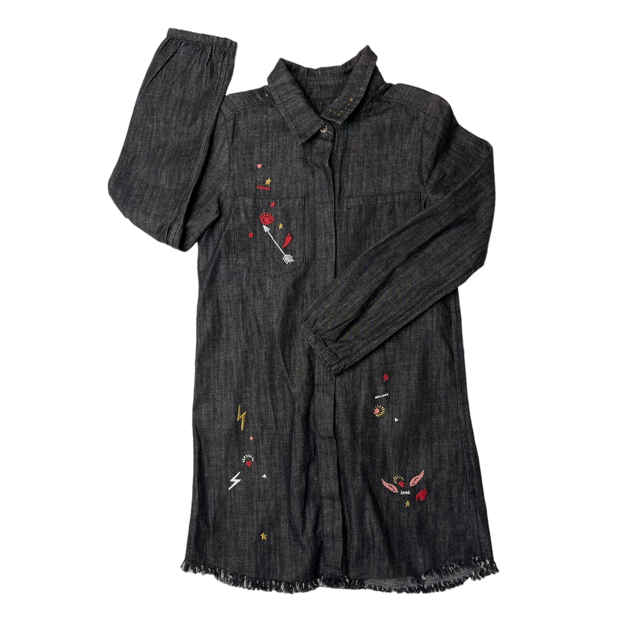 A Second Chance - IKKS Dress denim 8-12Y Kids - Delivery All OVer Lebanon