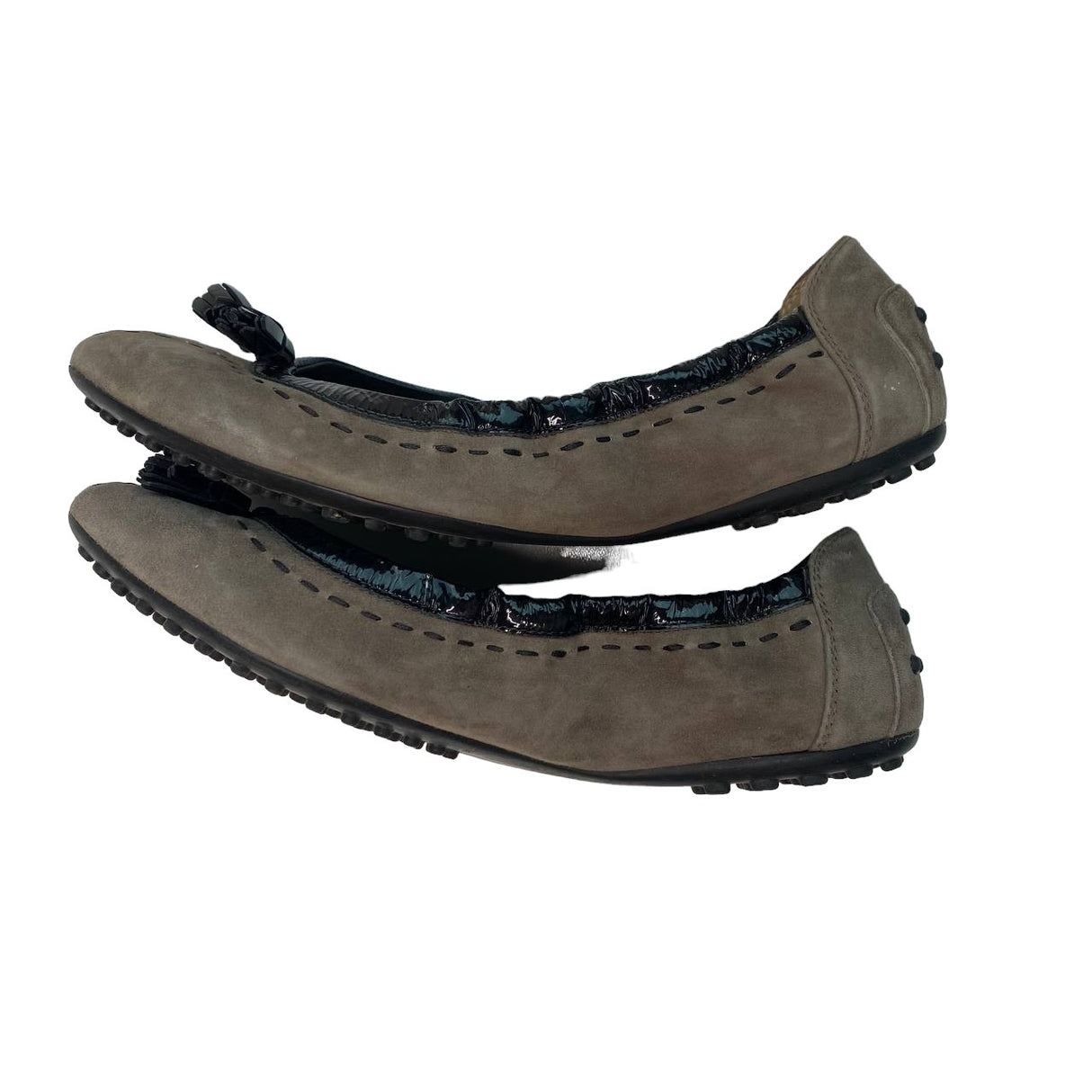 TOD'S Brown Flat Suede-ASecondChance-Lebanon