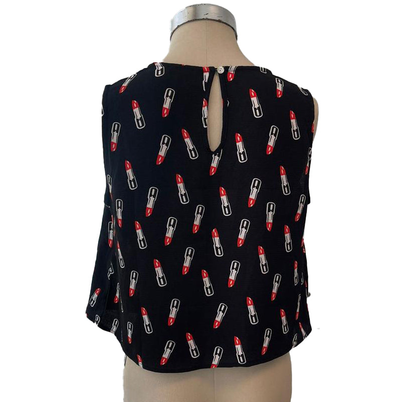 A Second Chance - My Star Lipstick Print Tshirt - Delivery All Over Lebanon