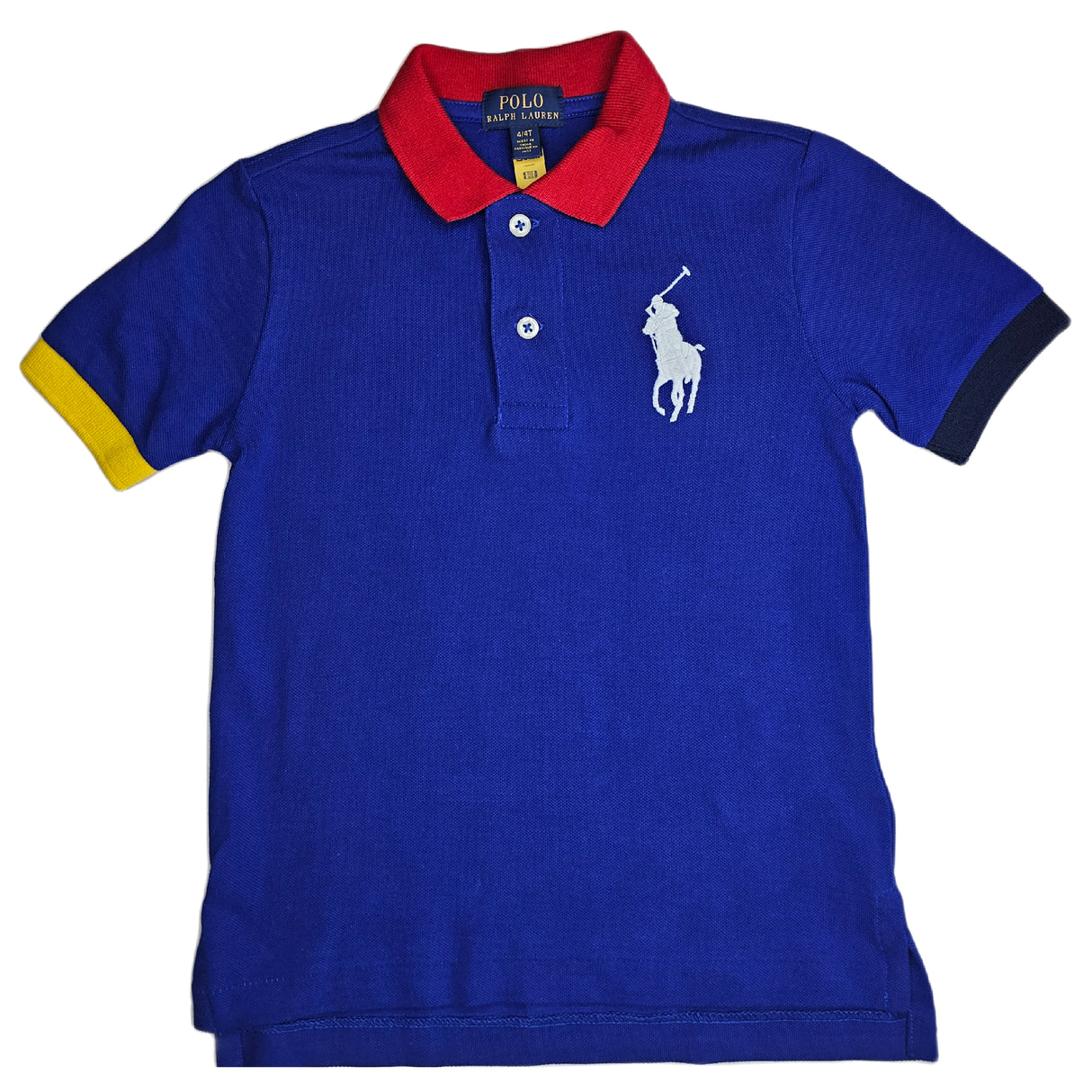 A Second Chance - Polo Ralph Lauren Blue Shirt 4 Kids - Delivery All Over Lebanon