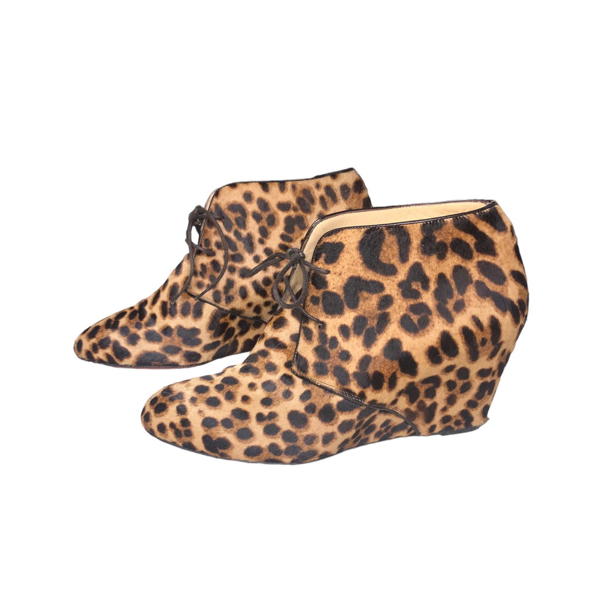 A second chance - Christian Louboutin Leopard Calf Hair Rock Boot - Lebanon