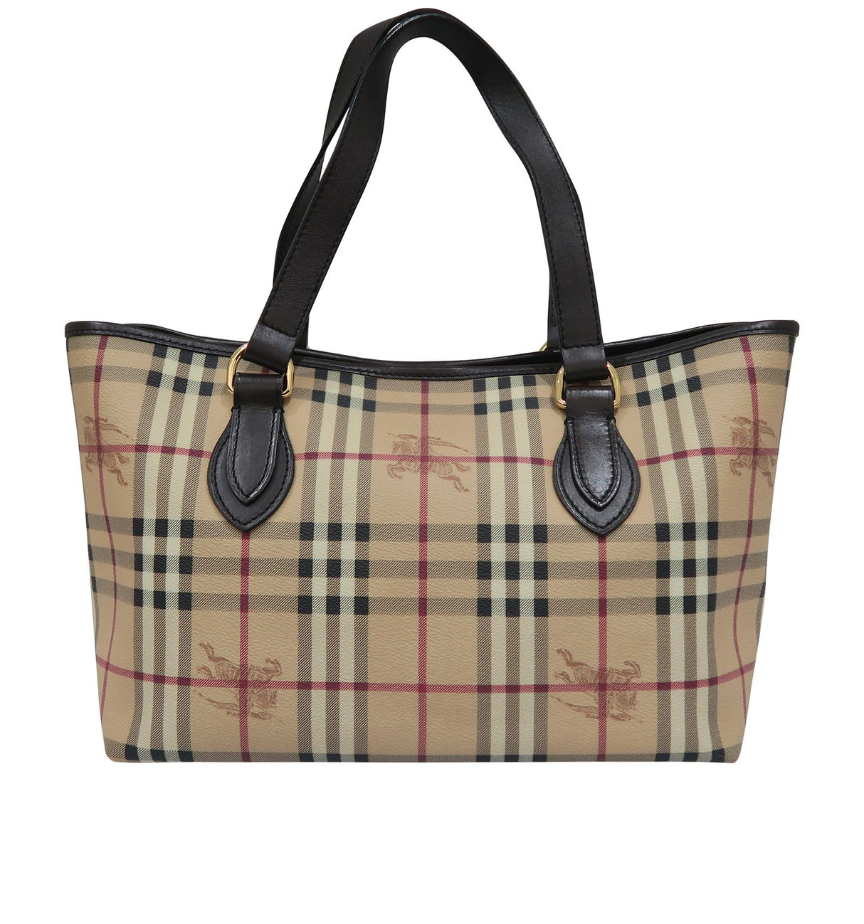 BURBERRY Haymarket Check Tote Bag - Excellent Condition