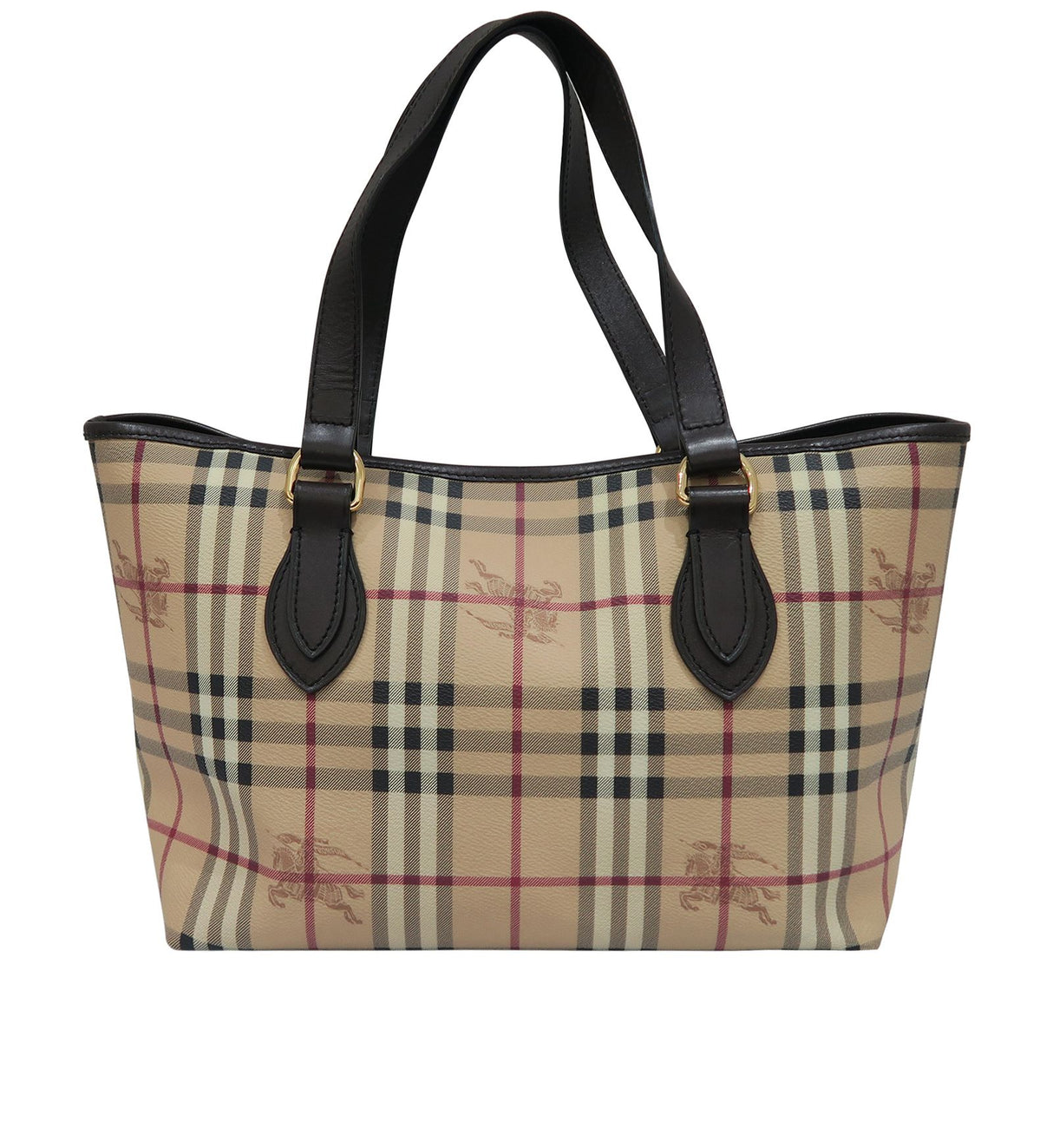 BURBERRY Haymarket Check Tote Bag - Excellent Condition