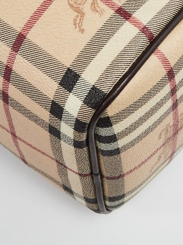 BURBERRY Haymarket Check Bowling Bag - Excellent Condition