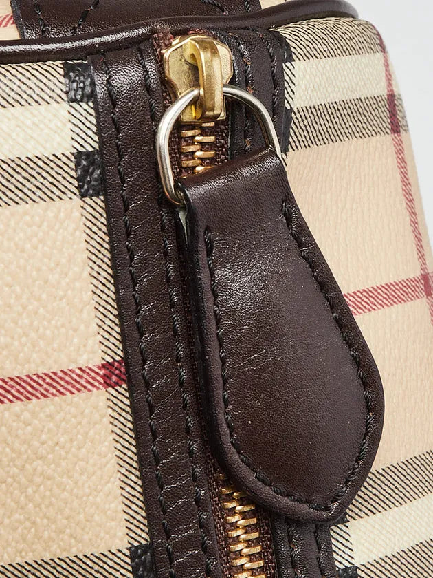 BURBERRY Haymarket Check Bowling Bag - Excellent Condition