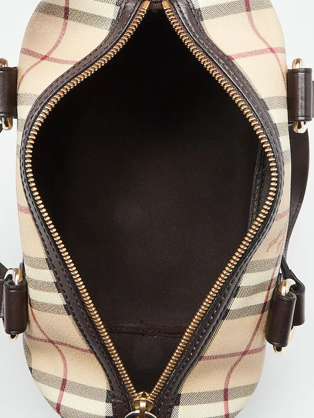 BURBERRY Haymarket Check Bowling Bag - Excellent Condition