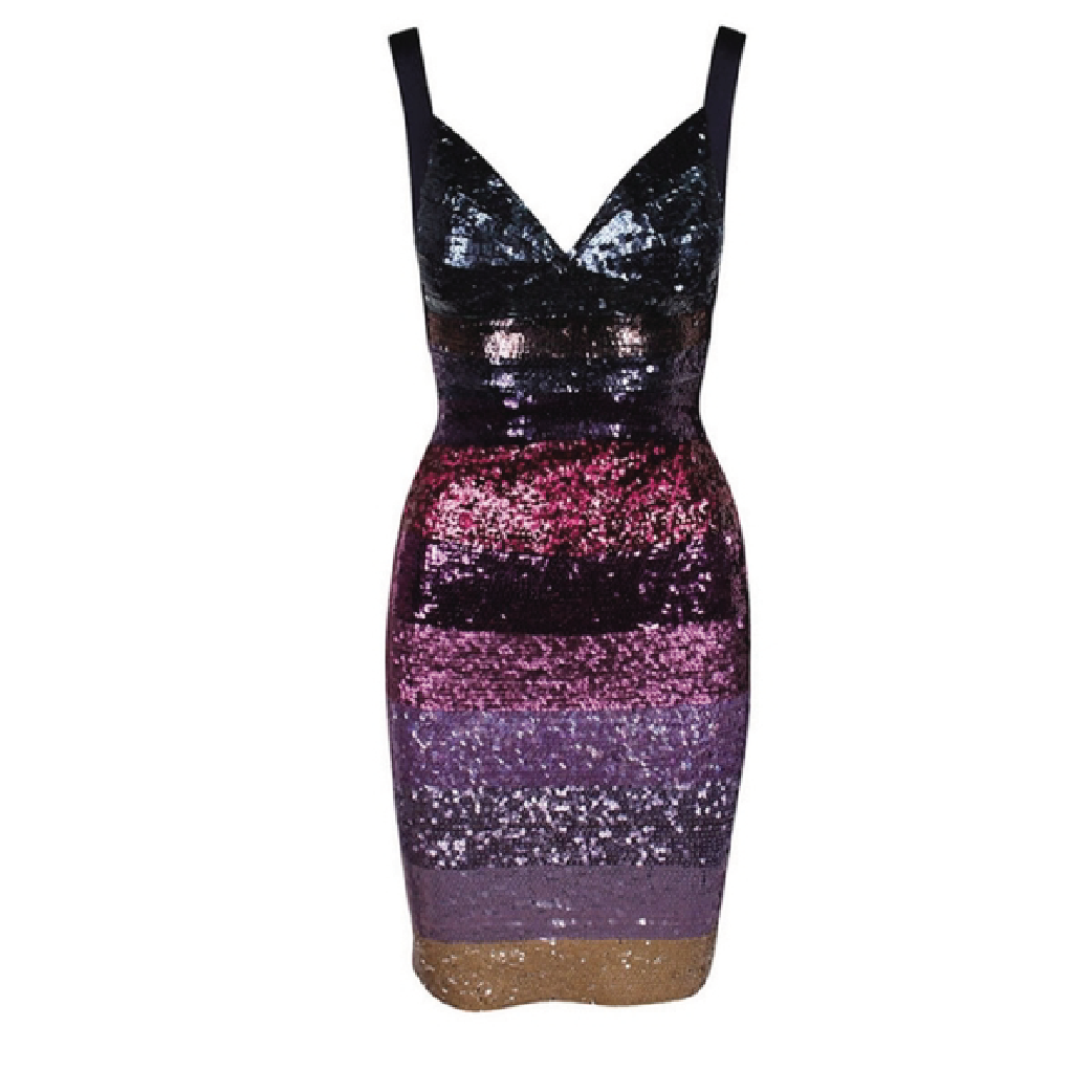 A Second Chance - Herve Leger Cocktail Rayon Dress - Lebanon