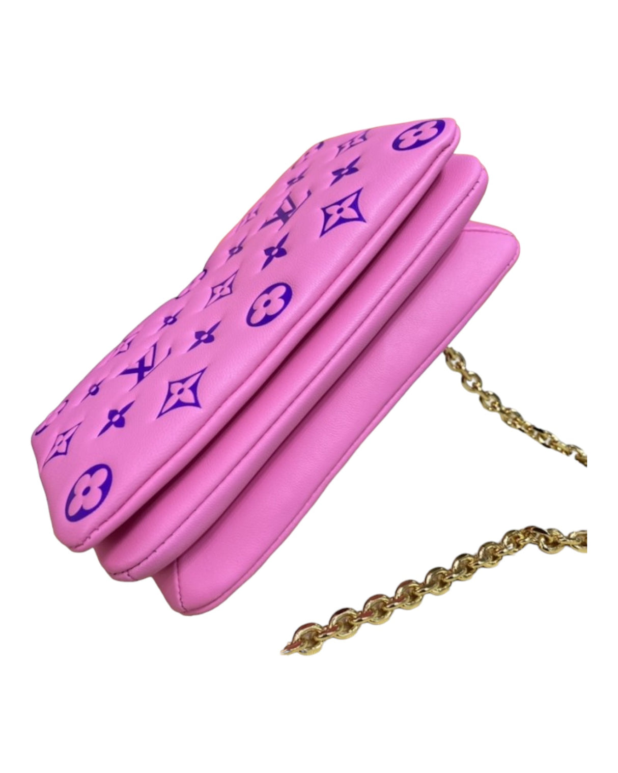 Pink Puffy Lambskin Leather Bag LOUIS VUITTON