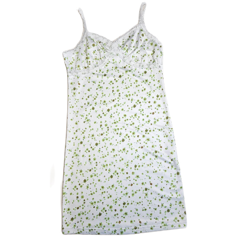 Ditsy Floral Lace Trim Cami Dress
