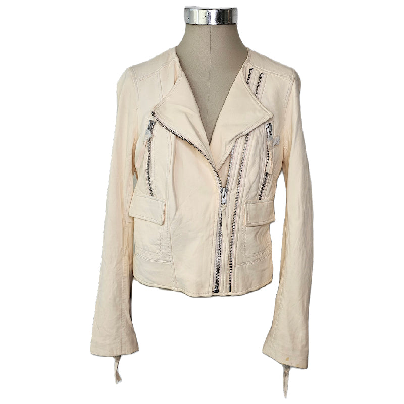 White Leather Jacket