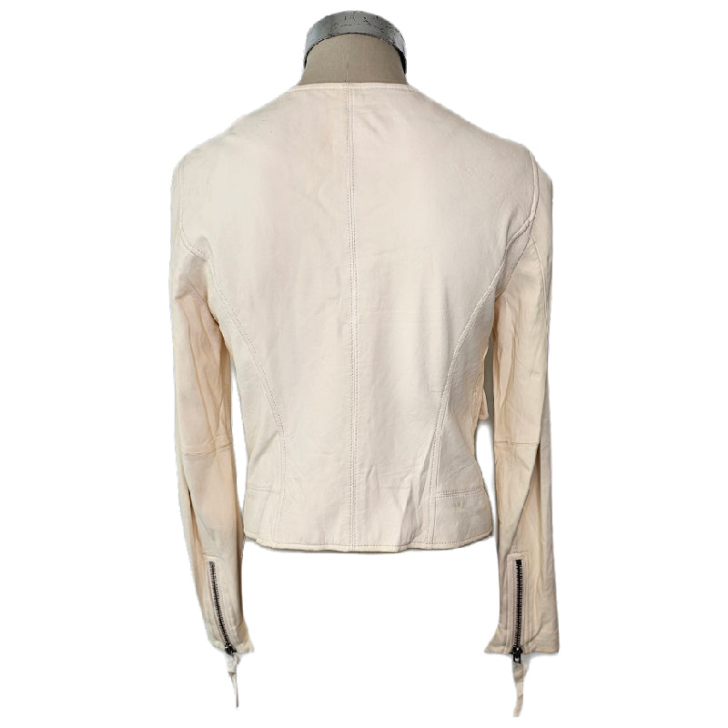 White Leather Jacket