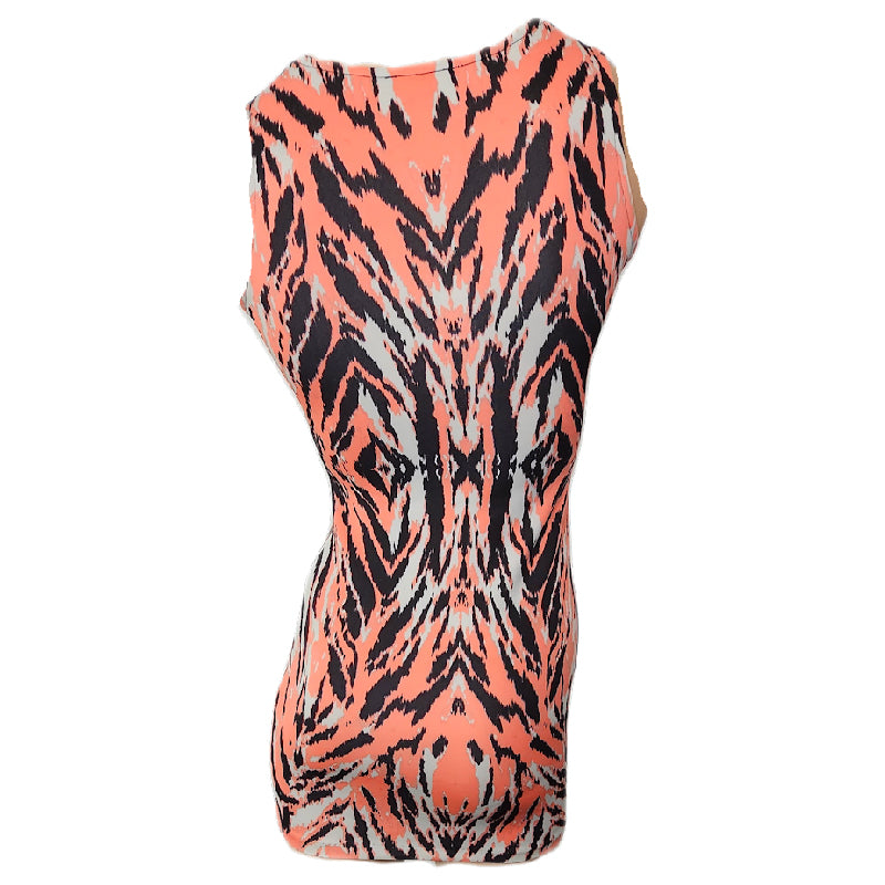 Short Tiger Bodycon Dress