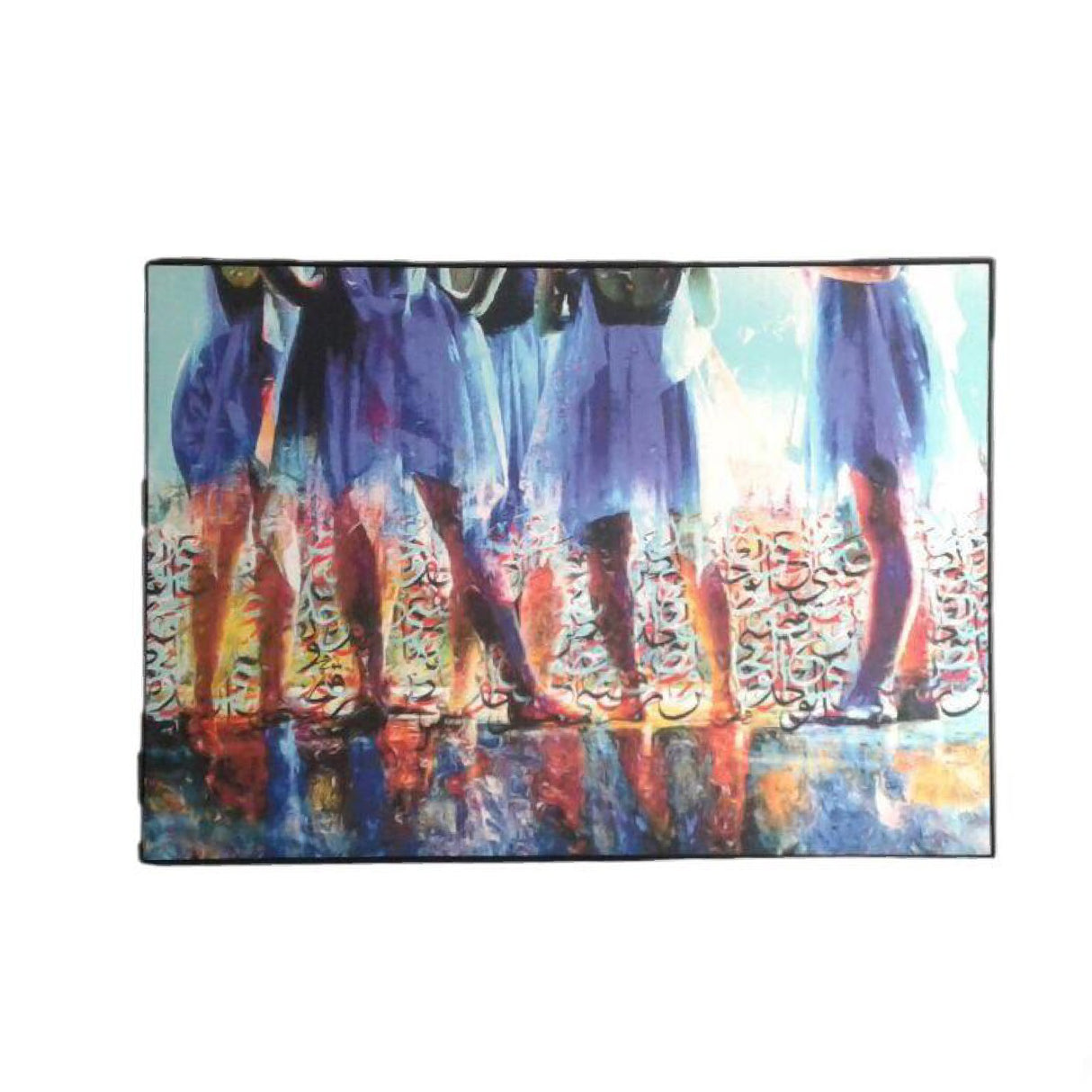 Whispers of the Dance: A Calligraphic Canvas