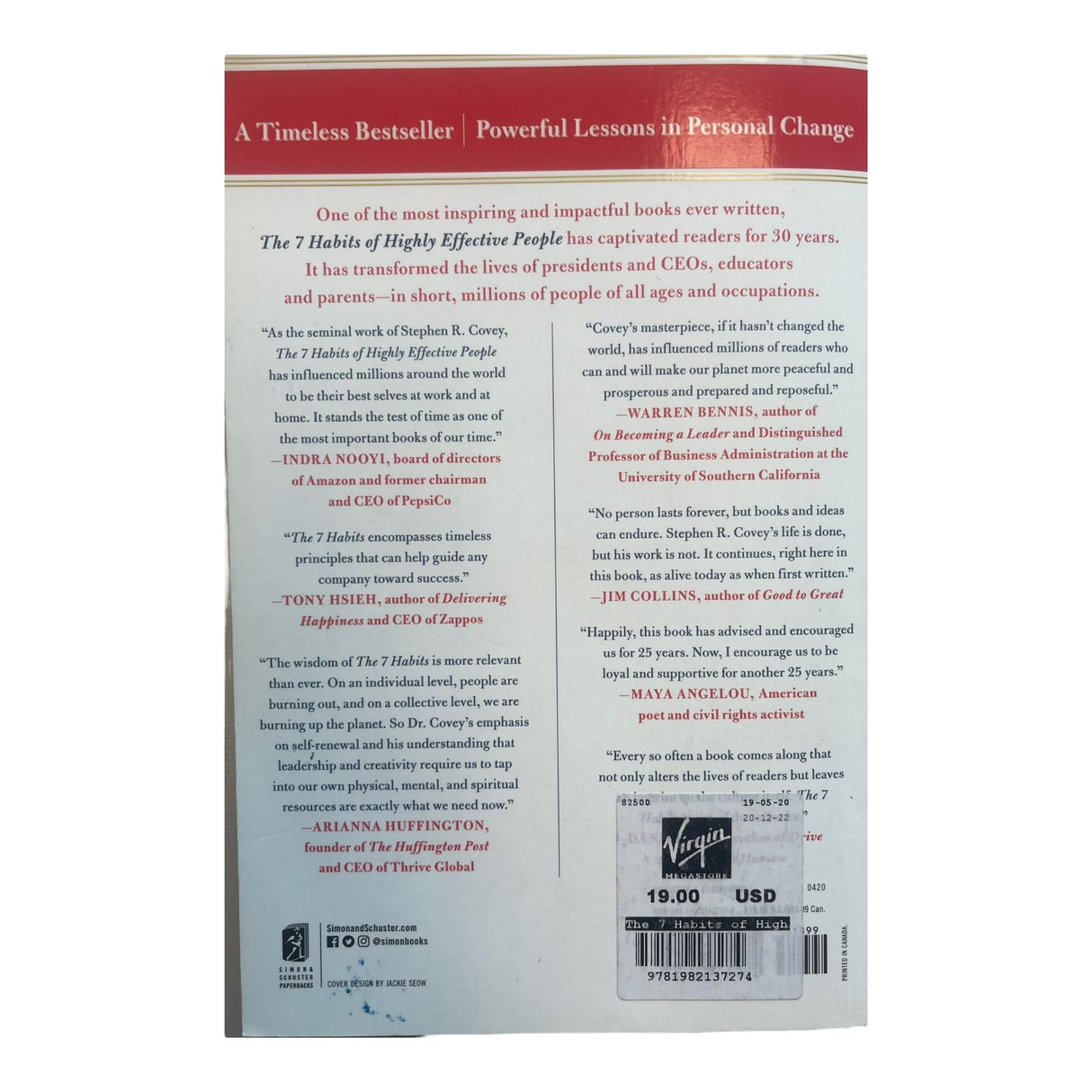 A Second Chance - The 7 Habits of Effective People Book - Delivery All Over Lebanon