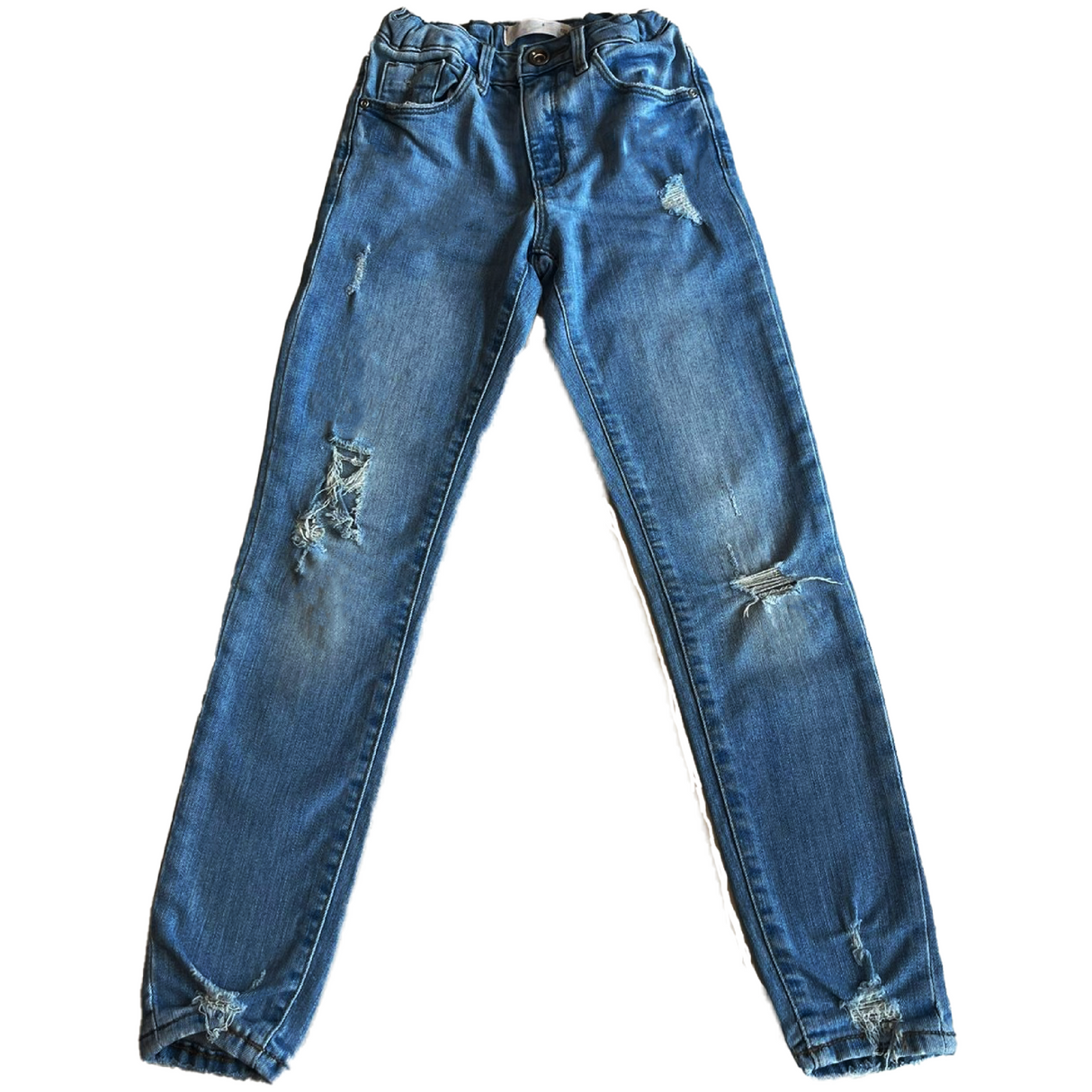 Distressed Denim Pant