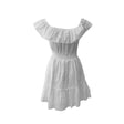 A Second Chance - Coton Club White Short Women Dress - Delivery All over Lebanon
