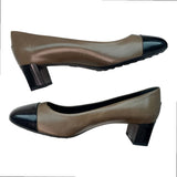 TOD'S Two Tone Leather Heel Pumps-ASecondChance-Lebanon