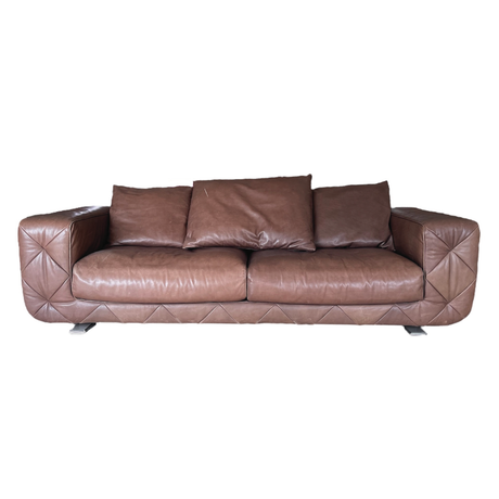 A Second Chance - Natuzzi Sofa Very Good Brown - Delivery all Over Lebanon