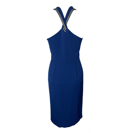 A Second Chance - Spotlight By Warehouse Dress Blue 36 Women - Delivery All Over Lebanon