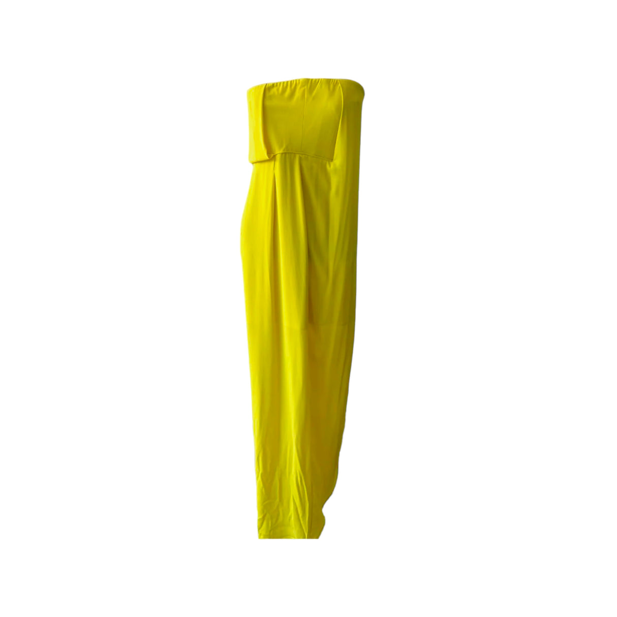 Brand-New BCBGMAXAZRIA Long Yellow Dress - Size S | With Tags | A Second Chance Thrift Store