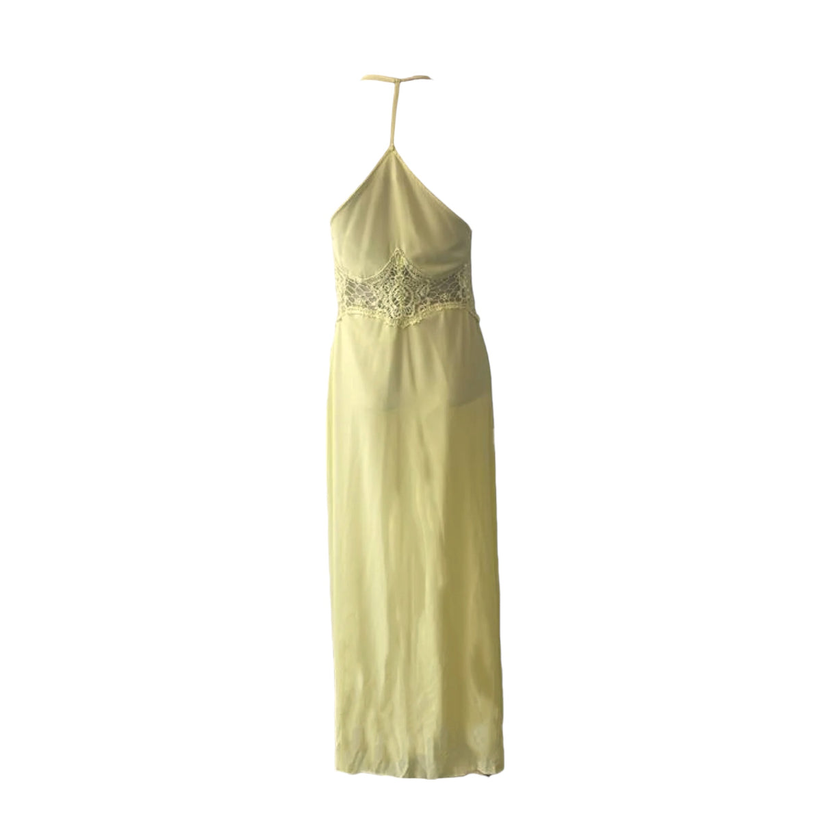 Jarlo Like-New Long Yellow Dress - Size S | Effortless Elegance | A Second Chance Thrift Store