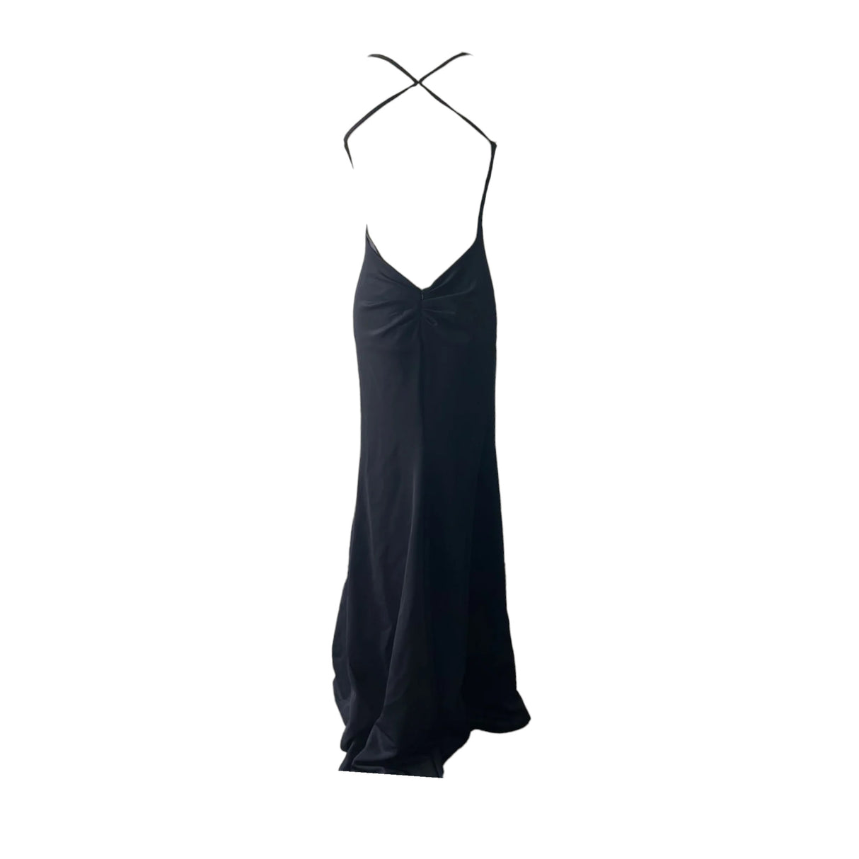 Brand-New La Femme Long Black Dress - Size S | With Tags | A Second Chance Thrift Store