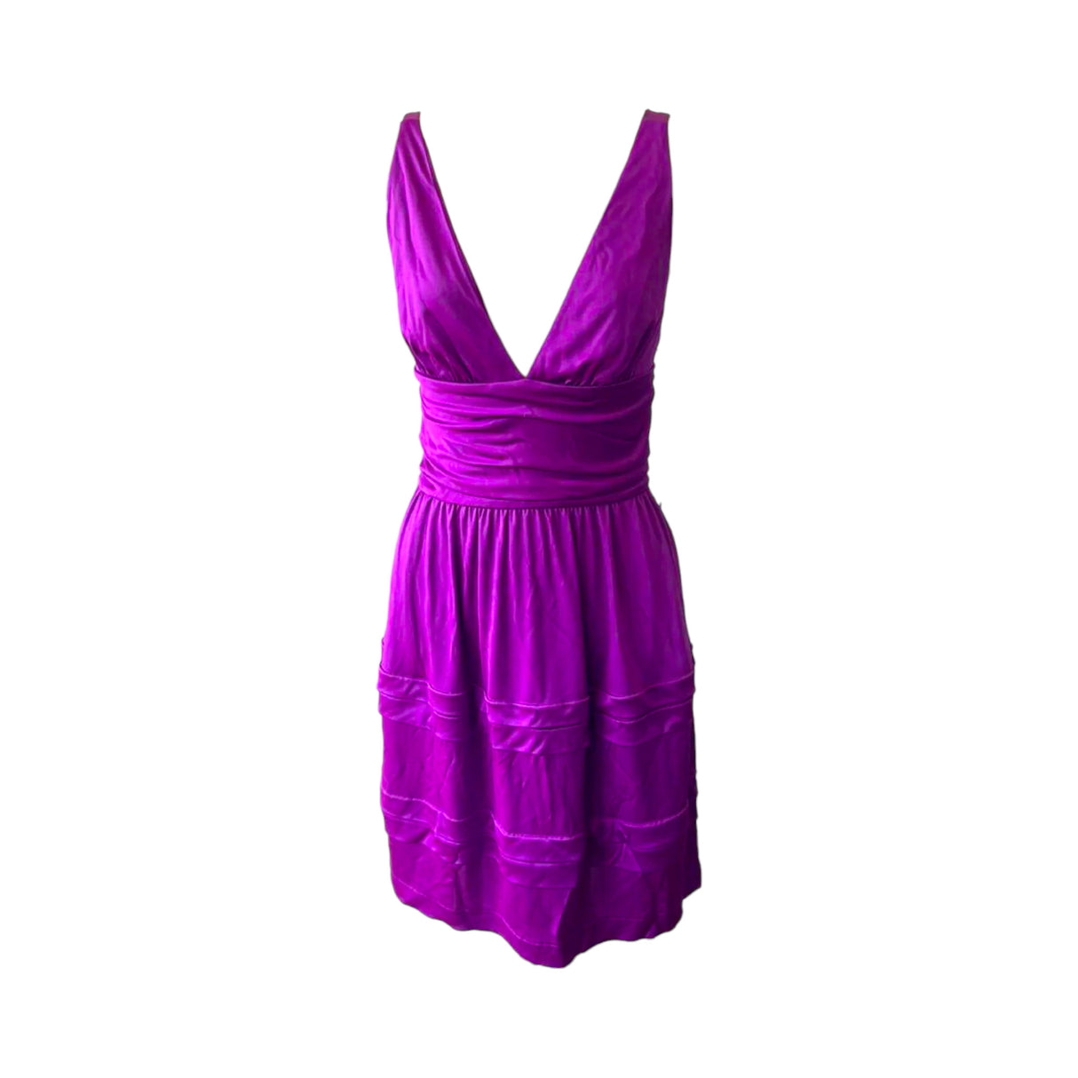 Roberto Cavalli Like-New Short Purple Dress - Size M | Effortless Luxury | A Second Chance Thrift Store