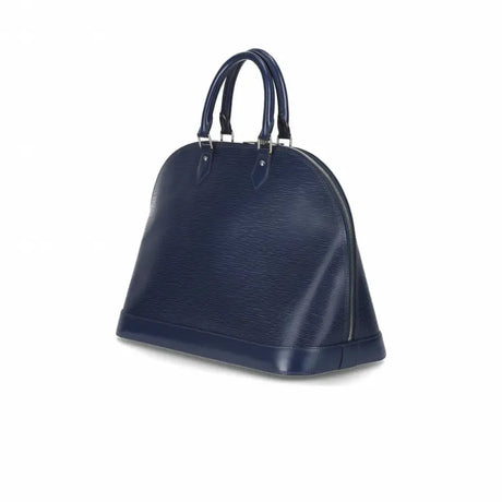 Louis Vuitton Alma handbag in blue epi leather
